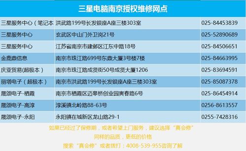 南京电脑维修及各品牌售后维修点大全